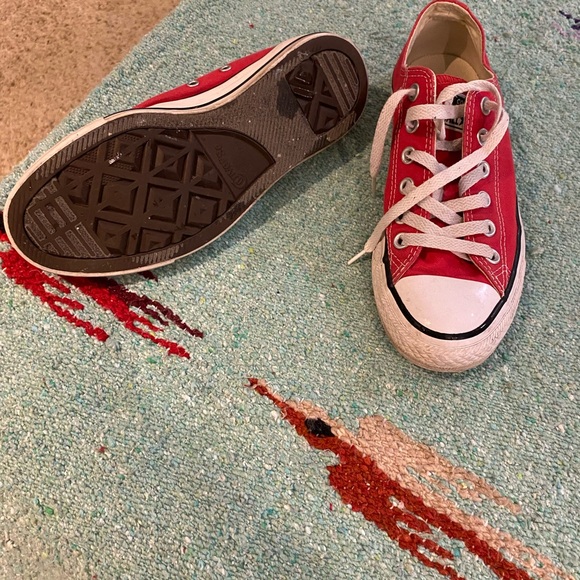 Converse Red and White Converse - Picture 3 of 6